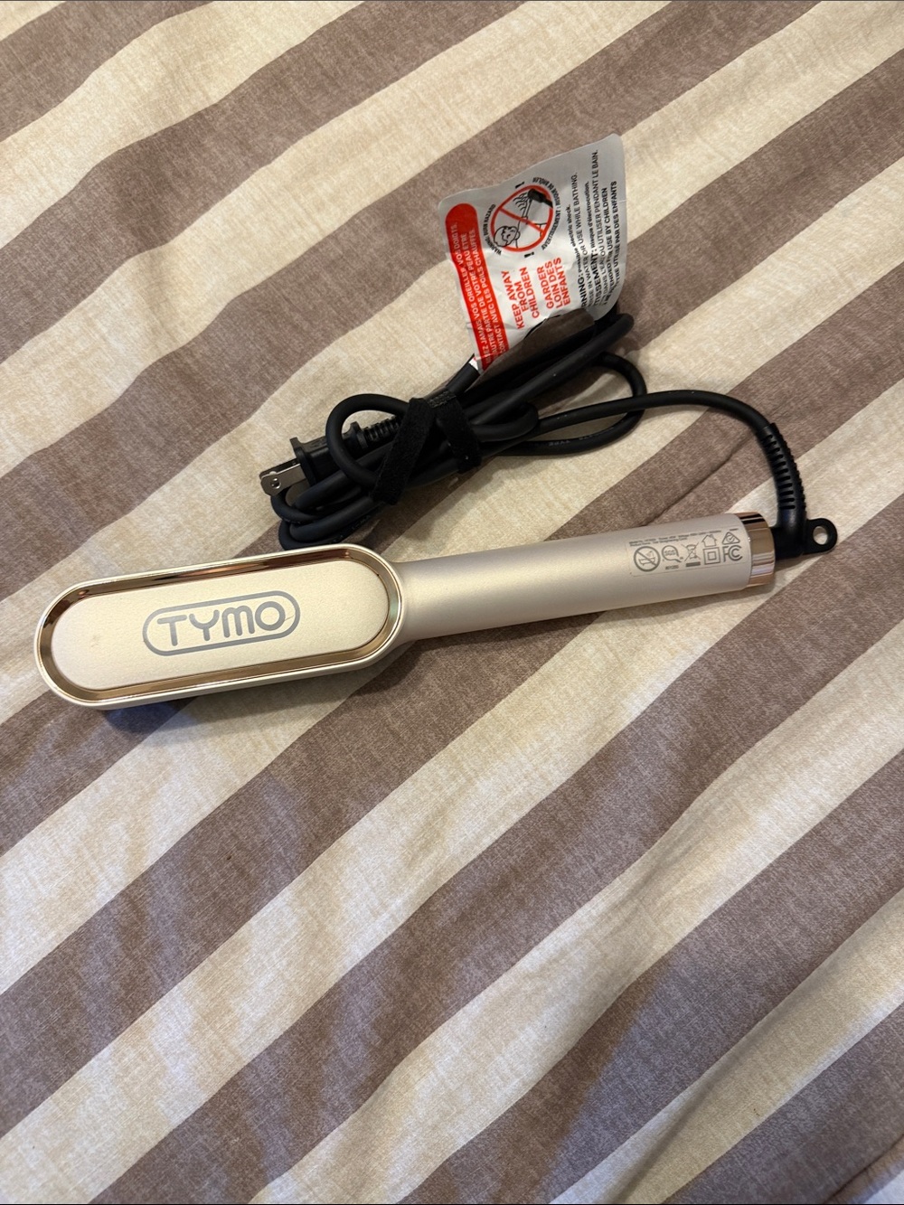 TYMO Gold Mini Hair Straightener - Travel-Friendly Compact Flat Iron